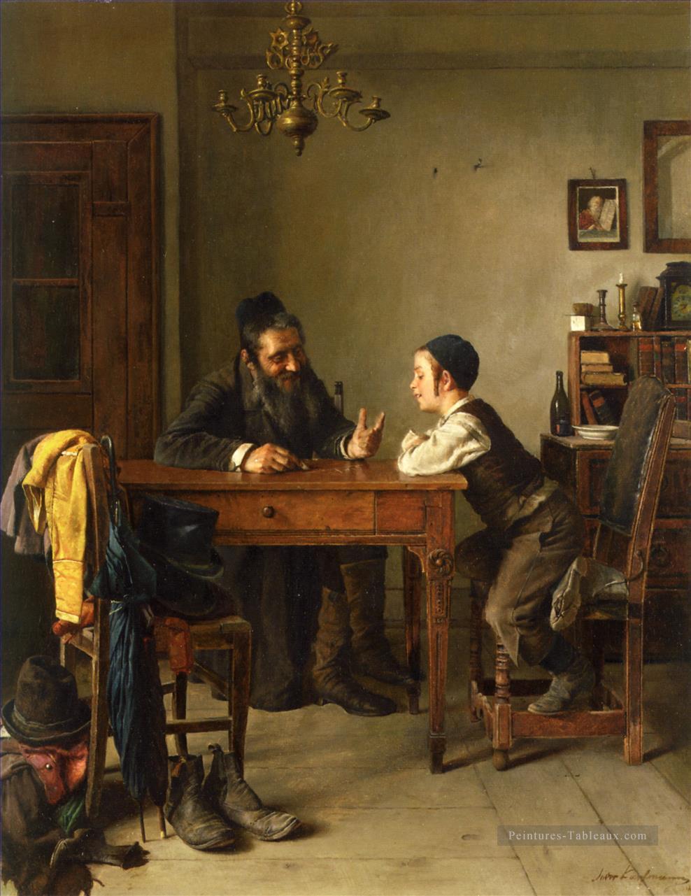 Instruction commerciale Isidore Kaufmann juif hongrois Peintures à l'huile